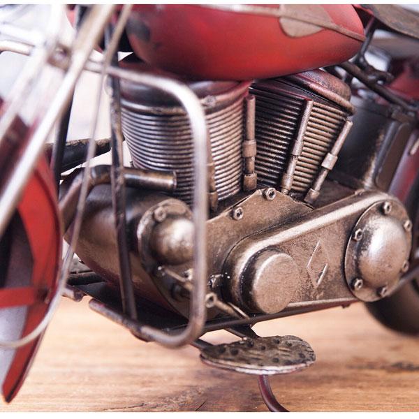 ブリキのおもちゃ Vintage Motorcycle バイク 置物 ヴィンテージ モーターサイクル オートバイ レトロ アメリカン雑貨 オブジェ インテリア レトロ ハーレー |  | 05