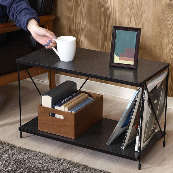 棚 ラック 2段 北欧 ディスプレイ キッチン収納 60幅 収納ラック 収納棚 おしゃれ スリム オープンラック リビング 収納ラック オープンラック フリーラック | 不二貿易 | 01