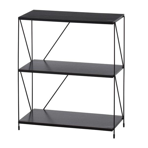 棚 ラック 3段 北欧 卓上 ディスプレイ キッチン収納 60幅 収納ラック 収納棚 おしゃれ スリム オープンラック リビング 収納ラック オープンラック フ | 不二貿易 | 04