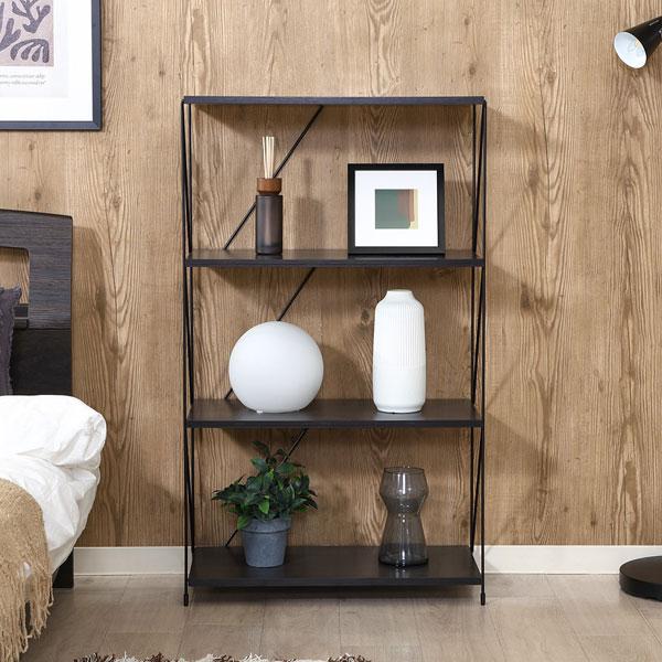 棚 ラック 4段 北欧 ディスプレイ キッチン収納 60幅 収納ラック 収納棚 おしゃれ スリム オープンラック リビング 収納ラック オープンラック フリーラック | 不二貿易