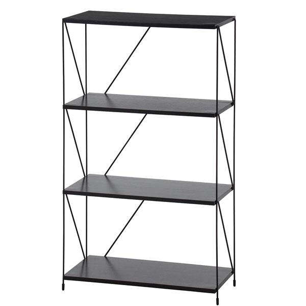 棚 ラック 4段 北欧 ディスプレイ キッチン収納 60幅 収納ラック 収納棚 おしゃれ スリム オープンラック リビング 収納ラック オープンラック フリーラック | 不二貿易 | 03