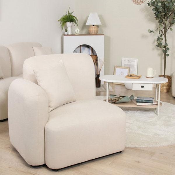 1人掛けソファ 1人掛け 家具 インテリア 家具 右肘タイプ ソファー ロータイプ ローソファ Chamill 韓国インテリア おしゃれ |  | 01