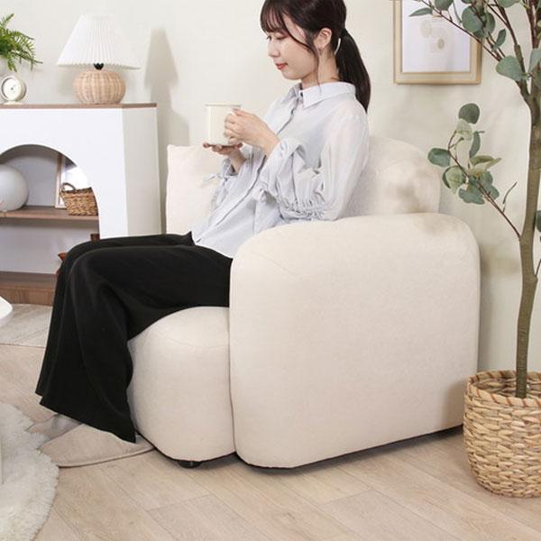1人掛けソファ 1人掛け 家具 インテリア 家具 椅子 ソファー 座椅子 ロータイプ ローソファ Chamill 韓国インテリア おしゃれ |  | 03