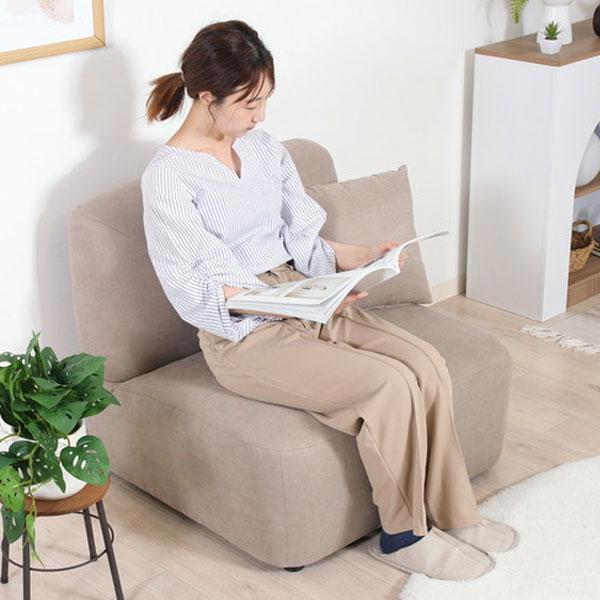 1人掛けソファ 1人掛け 家具 インテリア 家具 椅子 ソファー 座椅子 ロータイプ ローソファ Chamill 韓国インテリア おしゃれ |  | 02