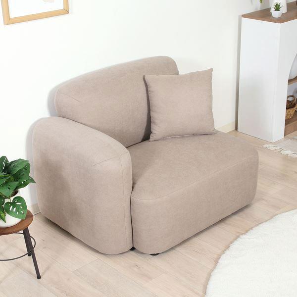 1人掛けソファ 1人掛け 家具 インテリア 家具 椅子 ソファー 右ひじ用 ロータイプ ローソファ Chamill 韓国インテリア おしゃれ | 