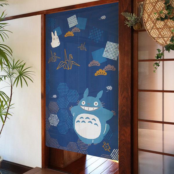 となりのトトロ のれん ジブリ おしゃれ 暖簾 間仕切り トトロ カーテン 福招き 鶴亀 勝手口 省エネ 断熱保温 送料無料 突っ張り棒 つっぱり棒 花粉 模様替え |  | 01
