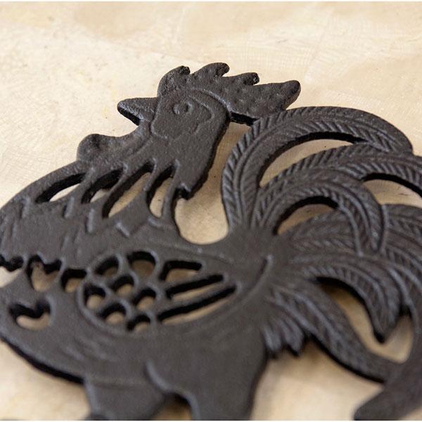 トリベット 鍋敷き アイアン ルースター ポットスタンド クラシック プランターベース 鋳物 キッチン用品 キッチン雑貨 食器 テーブルウェア インテリア雑貨 |  | 02