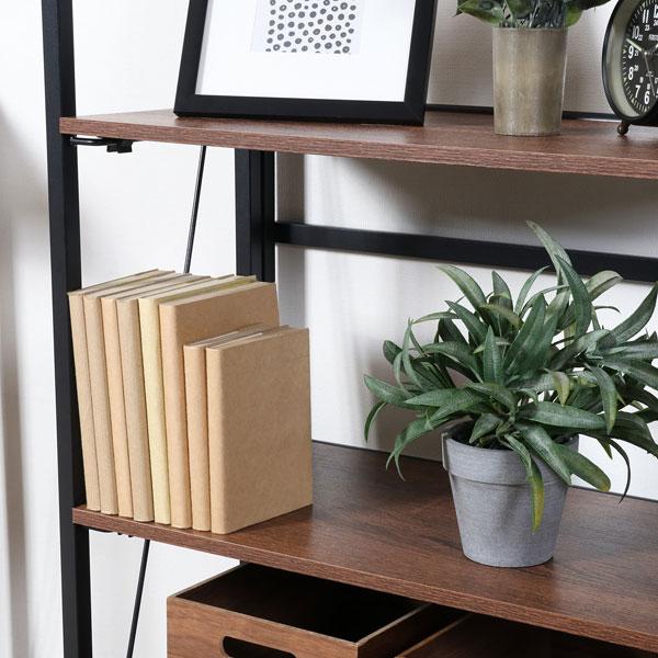 折りたたみシェルフ シェルフラック 3段 北欧 収納ラック 収納棚 おしゃれ オープンラック ラック リビング フリーラック |  | 01