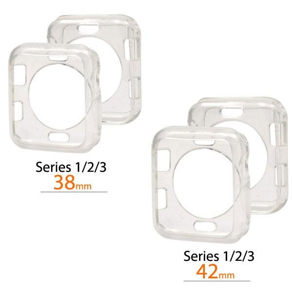 Apple Watch Series 1/2/3/4用 ソフトクリアケース 38mm/42mm 40mm/44mm アップルウォッチ カバー クリア 透明 耐衝撃 アップルウォッチ シリーズ4 |  | 03