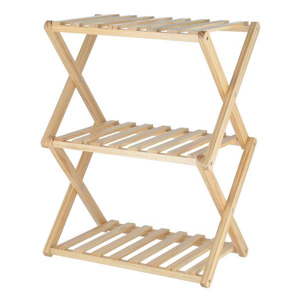 ラック 棚 木製 折りたたみ 収納 収納棚 オープンラック シェルフ