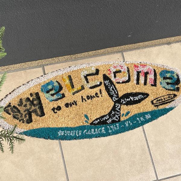 玄関マット エントランスマット 泥落とし 屋外 ドアマット エントラスマット WELCOME-WHALE おしゃれ アメリカン雑貨 ハワイアン サーフ ウェルカム |  | 02