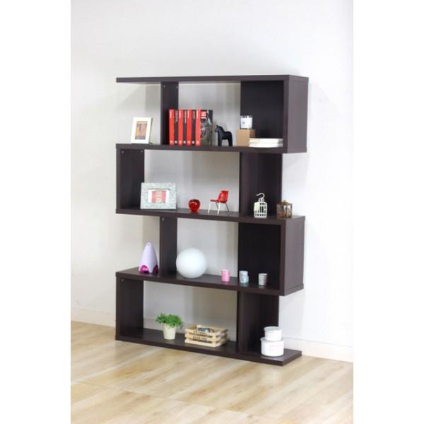 S型ラック ディスプレイラック 飾り棚 収納 ラック　棚　シェルフ　ブラウン　おしゃれ |  | 01