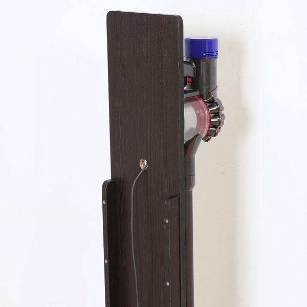 クリーナースタンド 幅24ｘ奥行27ｘ高さ130cm ブラウン 掃除機収納 掃除機かけ スティッククリーナー リビング 廊下 壁付け 省スペース コンパクト |  | 04