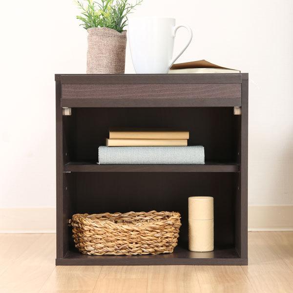 フラップ扉 キューブボックス ボックス収納 シェルフ ラック カラーボックス 2段 ユニットボックス 収納ボックス おしゃれ 新生活 |  | 01