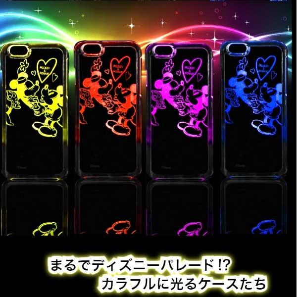 Iphone6 ケース ディズニー 着信で光る ケース スマホケース カバー ミッキー カバー T7 まくらステーション イプノス 通販 Yahoo ショッピング