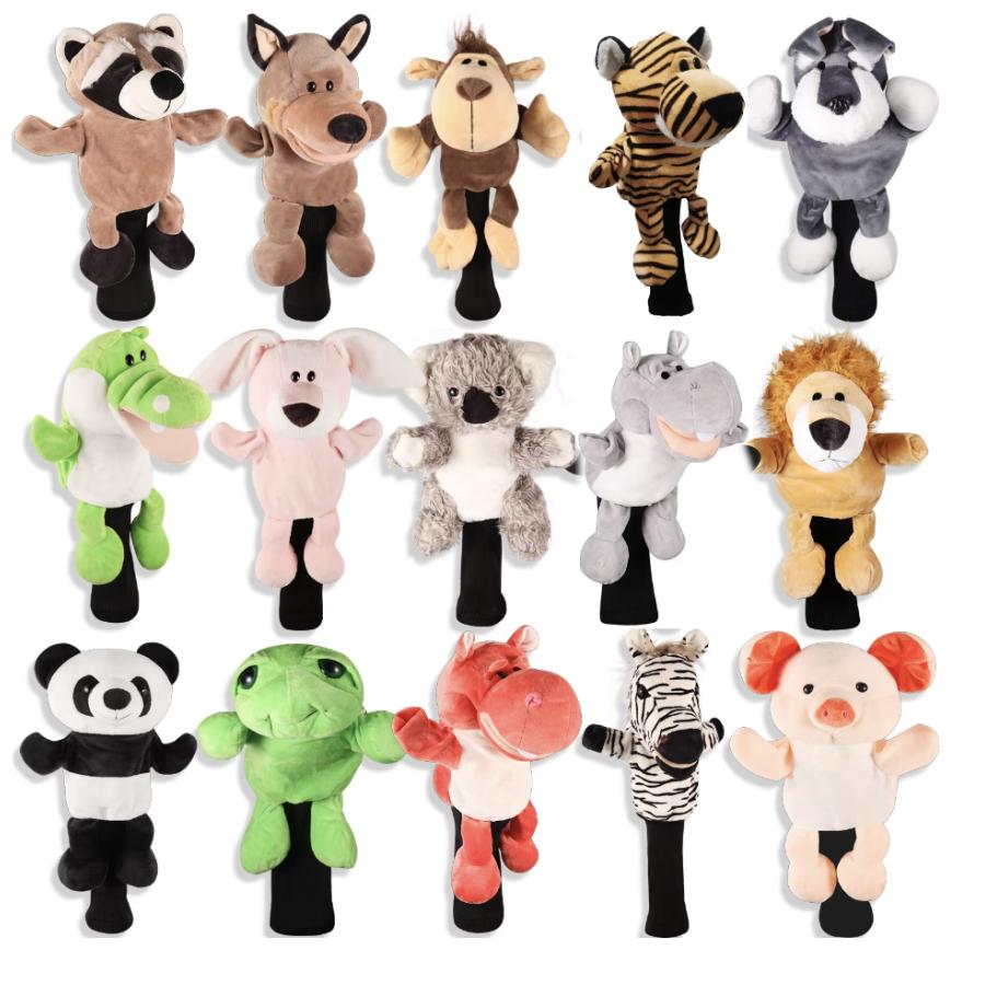 ゴルフヘッドカバー ドライバー用 アニマル かわいい ユニセックス