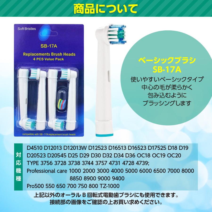 ブラウン オーラルB 替えブラシ 8本セット 電動歯ブラシ Oral B 互換 歯ブラシ 消耗品 日用品 オーラルケア :f037a:HYS - 通販  - Yahoo!ショッピング