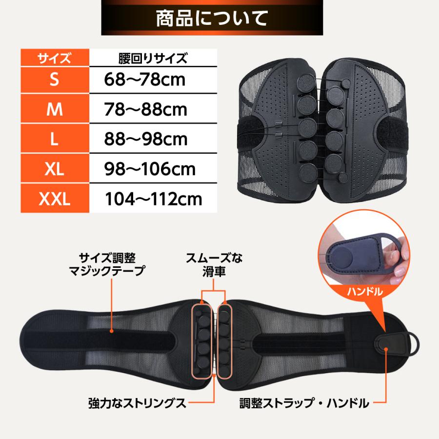 腰痛ベルト コルセット 骨盤ベルト 滑車 ベルト 腰用 骨盤 矯正