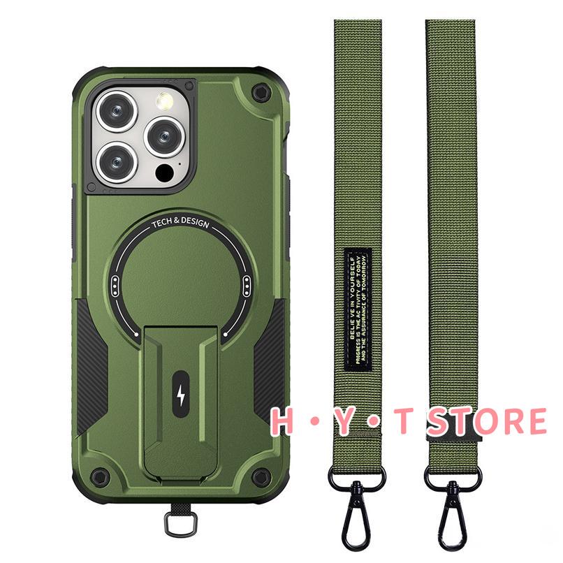 iPhone16 plus ケース 耐衝撃 iphone15 pro max ケース MagSafe ストラップ付き iPhone16e iPhone14 ケース おしゃれ iPhone13 12 ケース スタンド カバー 保護 |  | 13