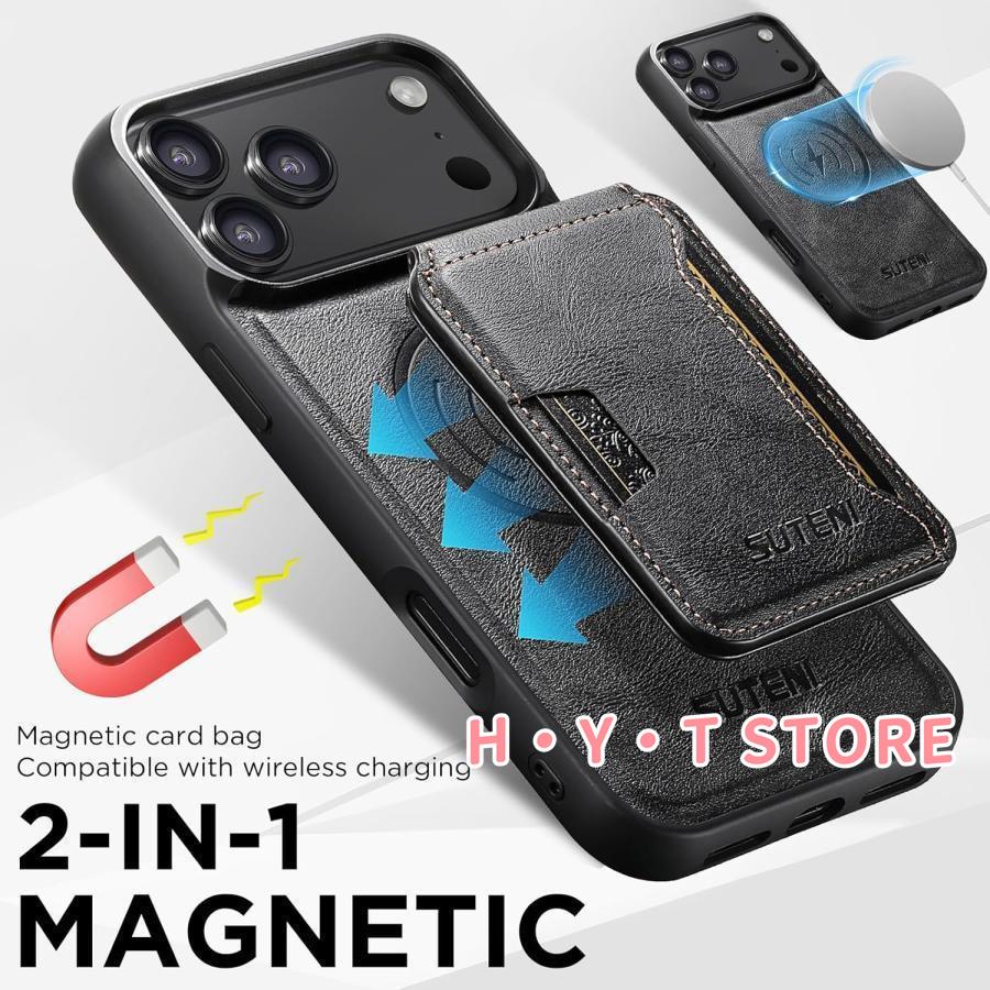 iphone17 ケース iphone17pro MagSafe対応 iphone17promax 背面カード