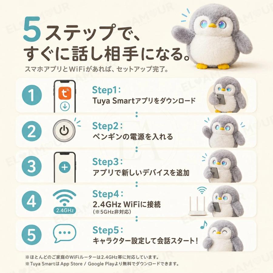 AIペットロボット AI搭載 しゃべる ペンギン ChatGPT対応 音声認識