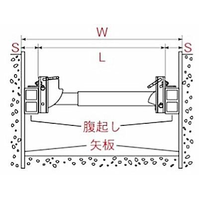 ホーシン　アルミ水圧ジャッキ　44-63　標準型　水圧サポート