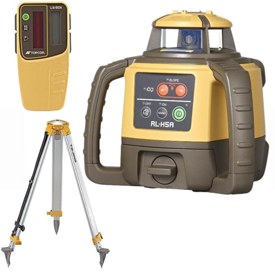 TOPCON レーザーレベル RL-H5A三脚スタッフ3点セット