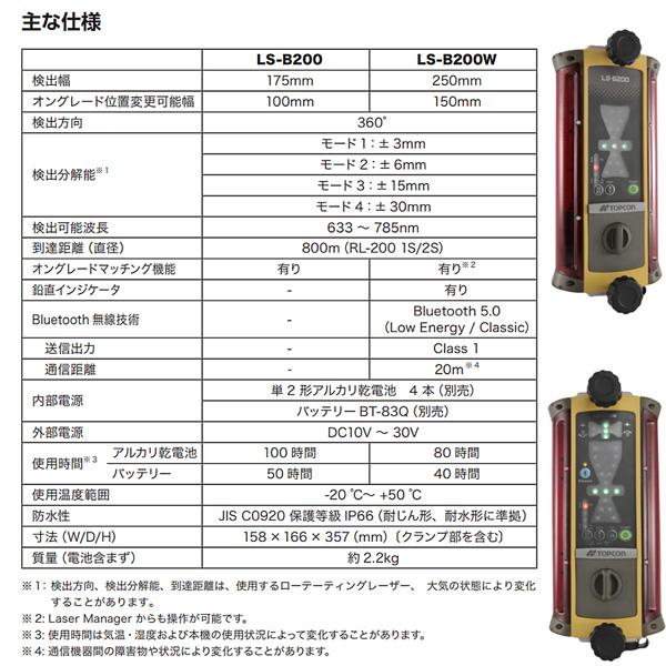 トプコン マシンコントロール レーザーセンサー LS-B200 TOPCON｜hyugaya-shop｜02