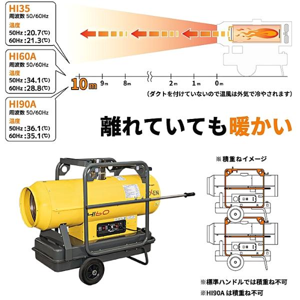 エクセン 間接型温風ヒーター インダイレクトヒーター HI60A エクセン 間接型温風ヒーター インダイレクトヒーター HI60A