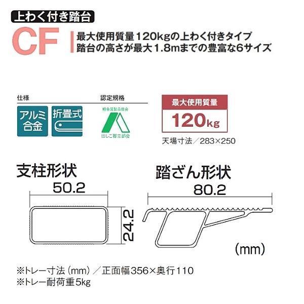 ピカ 上わく付き踏み台 CF-3 踏み台CF型 3段｜hyugaya-shop｜02