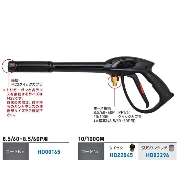 アサダ トリガーガンB クイック HD22045 高圧洗浄機オプション アサダ トリガーガンB クイック HD22045 高圧洗浄機オプション