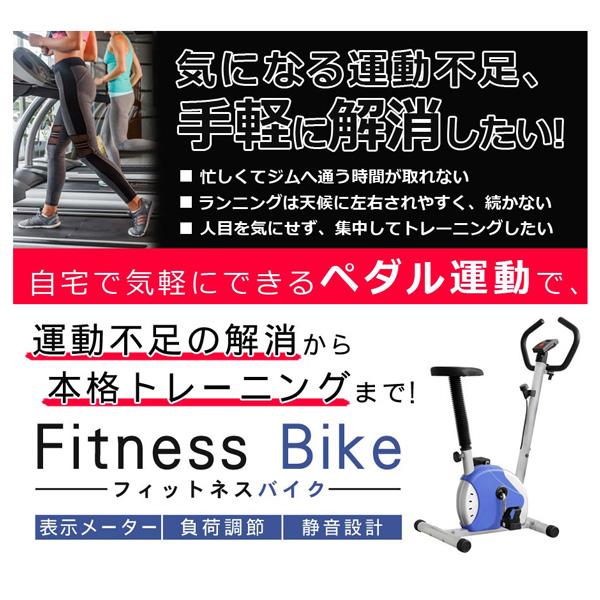 サンルック フィットネスバイク ブルー SR-FB801-BL 家庭用 ダイエット エアロバイク｜hyugaya-shop｜06