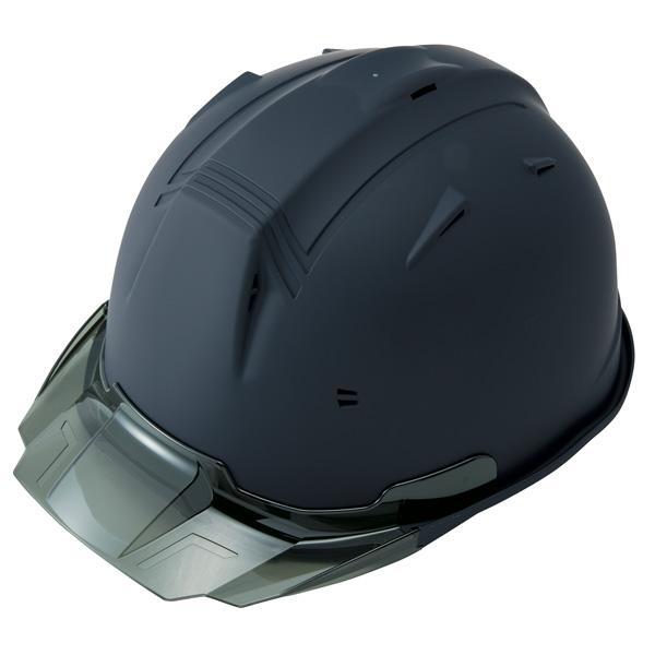 進和化学工業 シールド付きヘルメット SS-29FSV型 艶消しマット