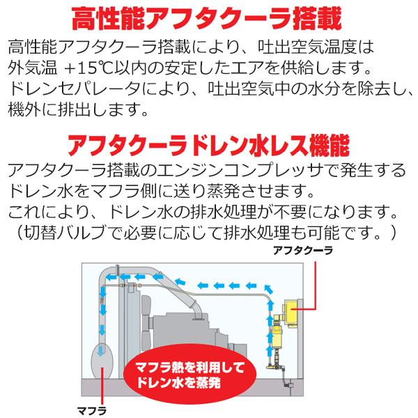 デンヨー 超低騒音型エンジンコンプレッサ アフタクーラタイプ デンヨー 超低騒音型エンジンコンプレッサ アフタクーラタイプ