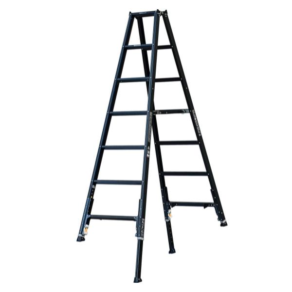 ALINCO（アルインコ） KARU-240BK 軽量脚付専用脚立 7段(7尺〜8尺) 天