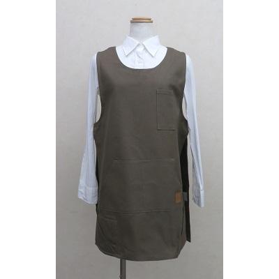 atelier*momo&momo AP43757-42 タブリエ型ワークエプロン 鍋つかみ付き