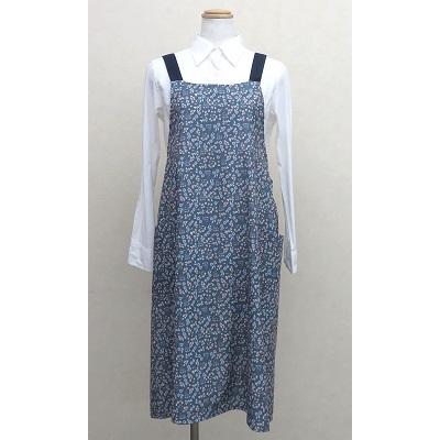 atelier*momo&momo H型 サロン エプロン AP43801-42 花柄 ヘリンボーン