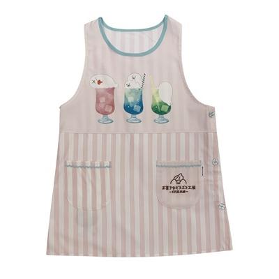 アザラシとクリームソーダエプロン DK44103-61 お菓子などうぶつ工房