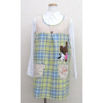 くまのがっこう ジャッキー JA43829-42 ジャッキー＆ミルク エプロン