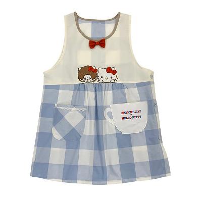 モンチッチ×ハローキティアップリケエプロン monchhichi キティちゃん