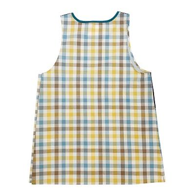 はやおきおばけ チェックエプロン QA44121-52 絵本 せなけいこ ギフト