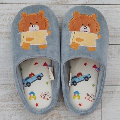 トミカとトム 相良刺繍ルームシューズ TM44123-52 トミカ つむぱぱさん