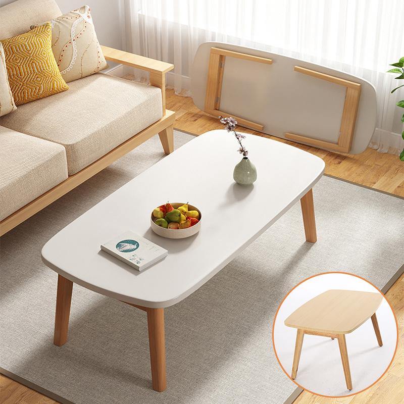 HZDMJ 折りたたみテーブル 木製 テーブル おしゃれ 幅80cm ロー