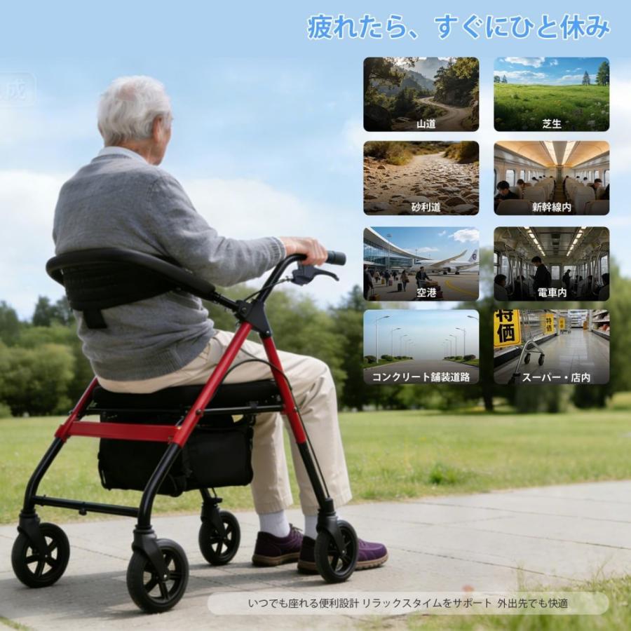 シルバーカー 折りたたみ 買い物 歩行器 軽量 老人 高齢者用