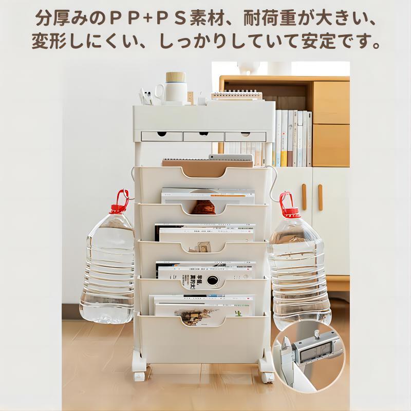 事務机(収納サイド棚テーブル付き) 楽天市場】デスクサイド 収納ラック クランプ テーブルサイドポケット