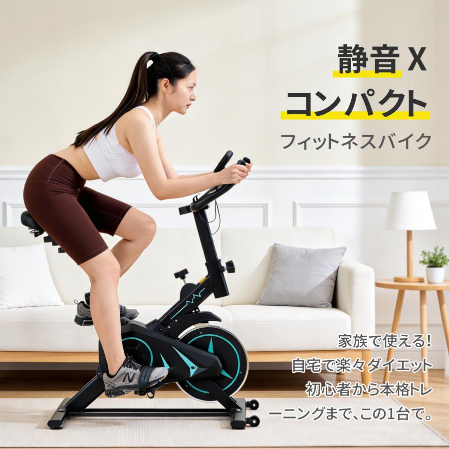 エアロバイク スピンバイク フィットネスバイク 静音 家庭用 おすすめ