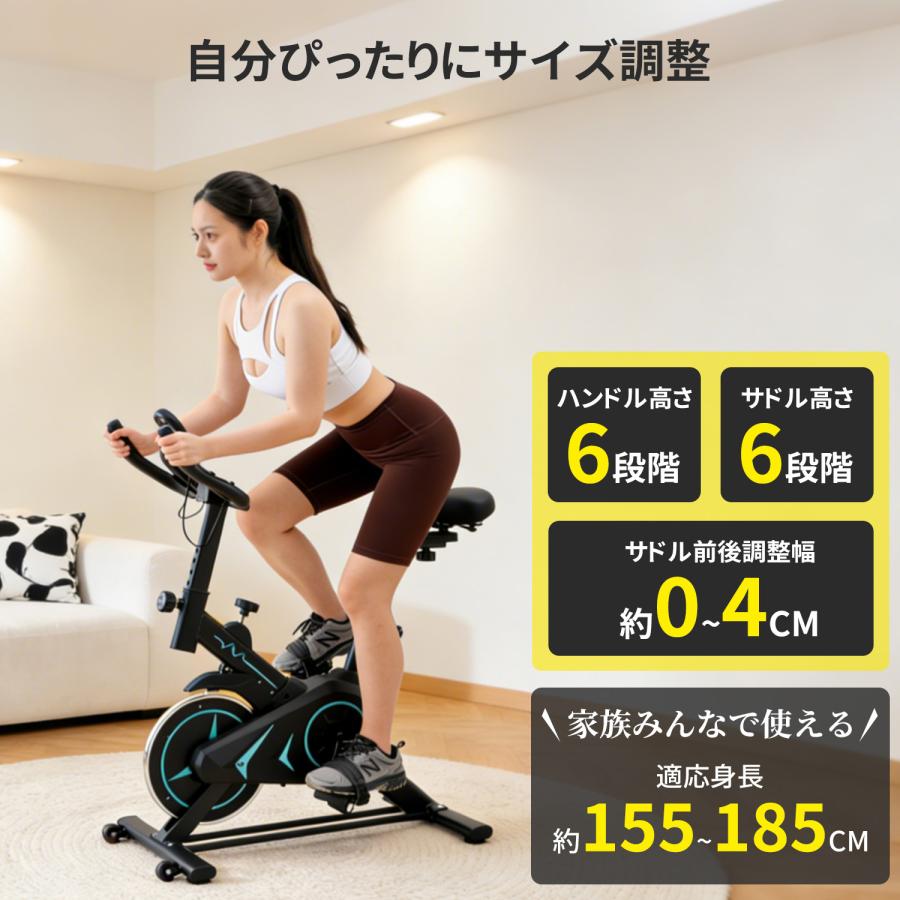 エアロバイク スピンバイク フィットネスバイク 静音 家庭用 おすすめ 