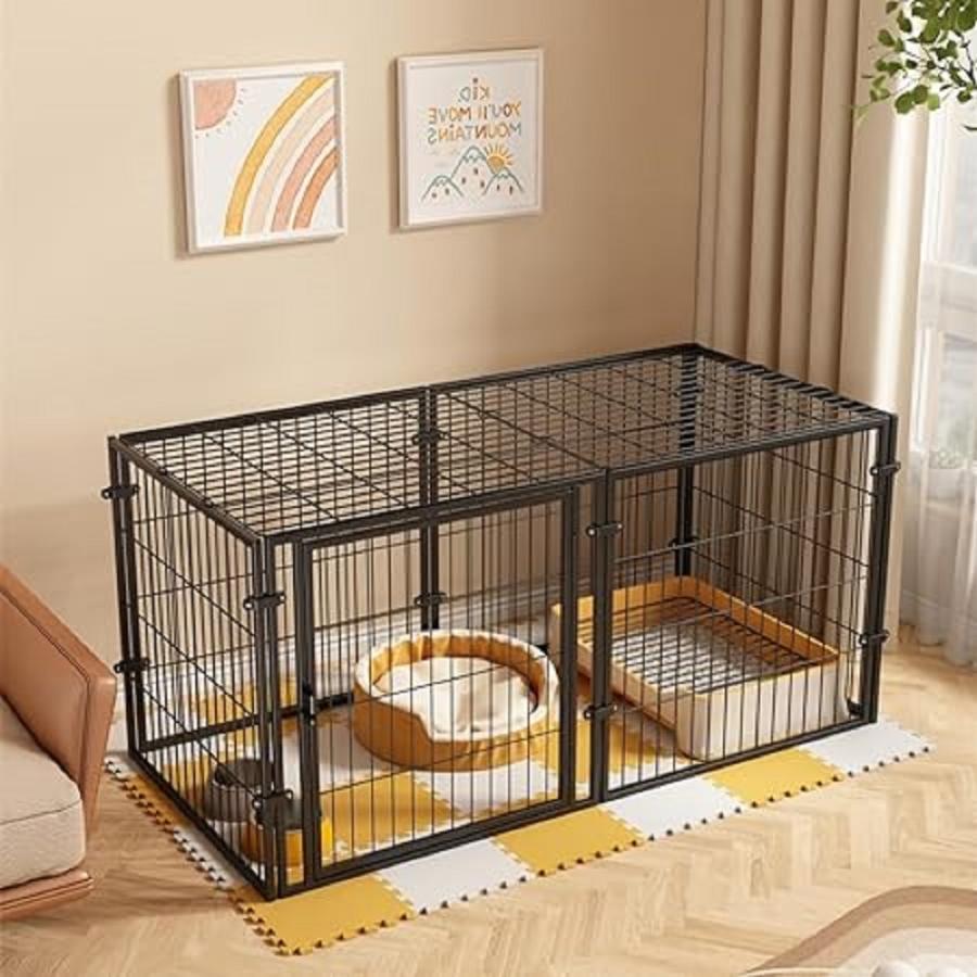 hzdmj ペットサークル ペット用サークル ドア付 ドッグサークル 犬