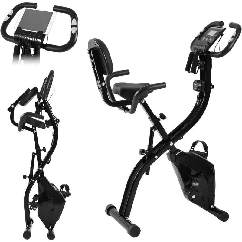 フィットネスバイク 折りたたみ式 静音 エアロバイク 心拍数 フィットネスバイク 折りたたみ 心拍数計測 静音 10段階負荷調節