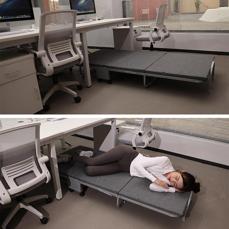 HZDMJ 折りたたみベッド 折り畳みベッド シングル コンパクト 耐荷重